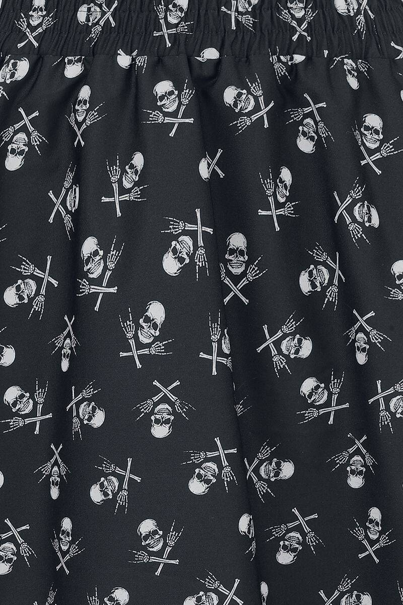 EMP Kurzer Rock Schwarz Von Black Premium By EMP