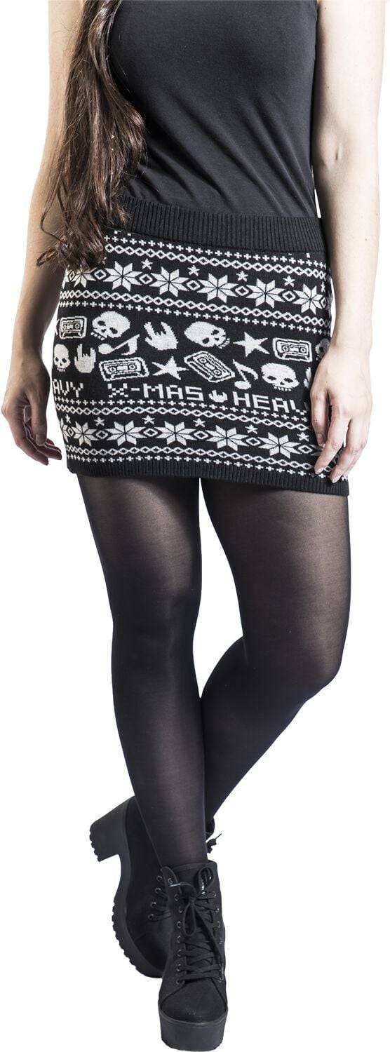 EMP Kurzer Rock Schwarz Von EMP Special Collection