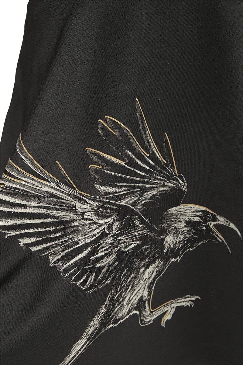 EMP Kurzer Rock Schwarz Von Gothicana By EMP