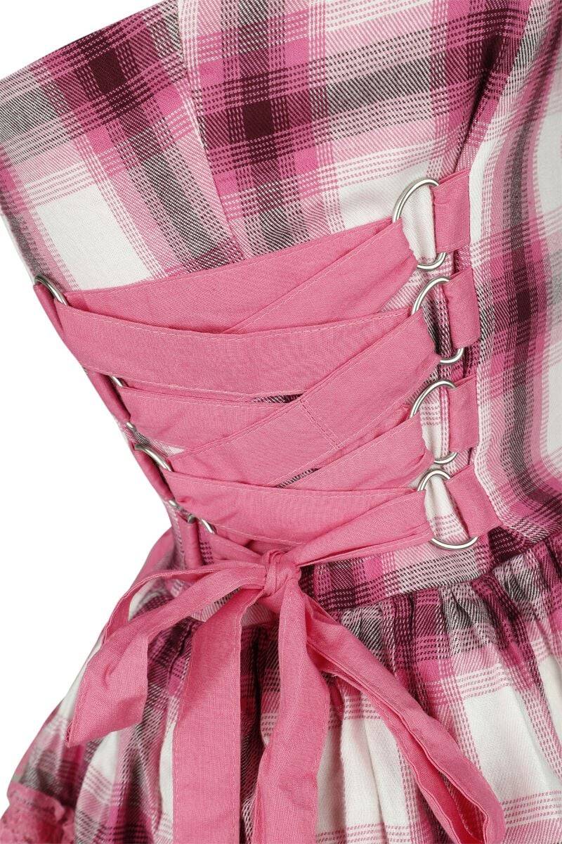 EMP Kurzes Kleid Grau/rosa Von Gothicana By EMP