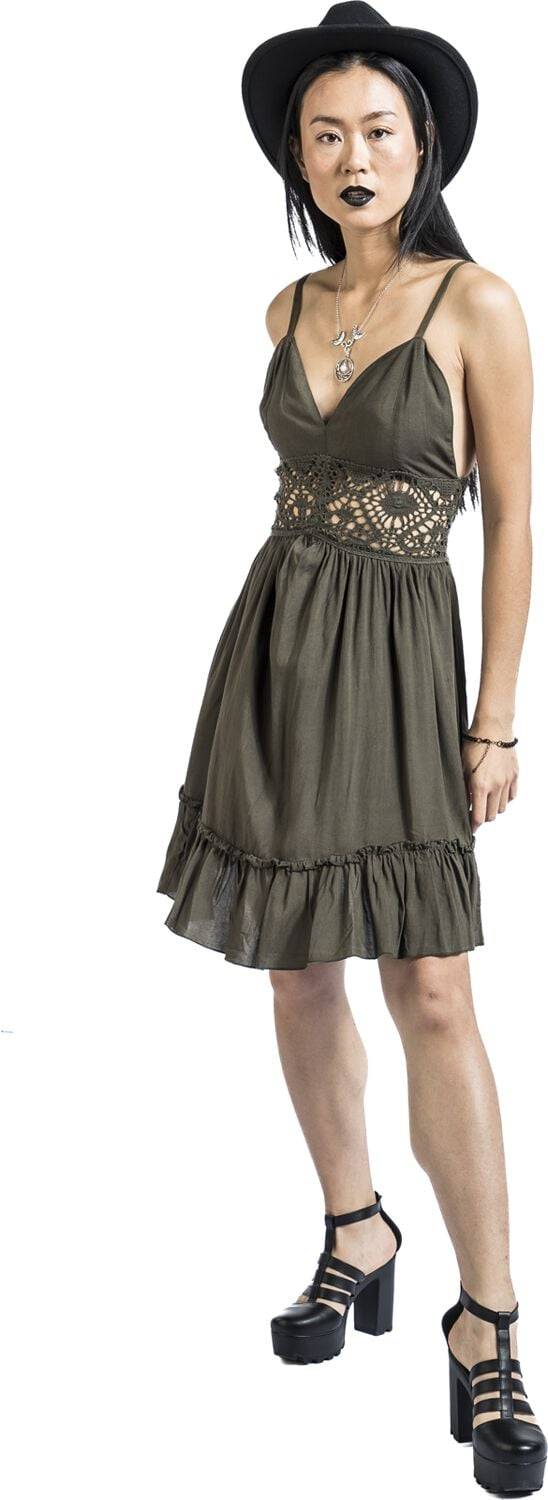 EMP Kurzes Kleid Grün Von Gothicana By EMP