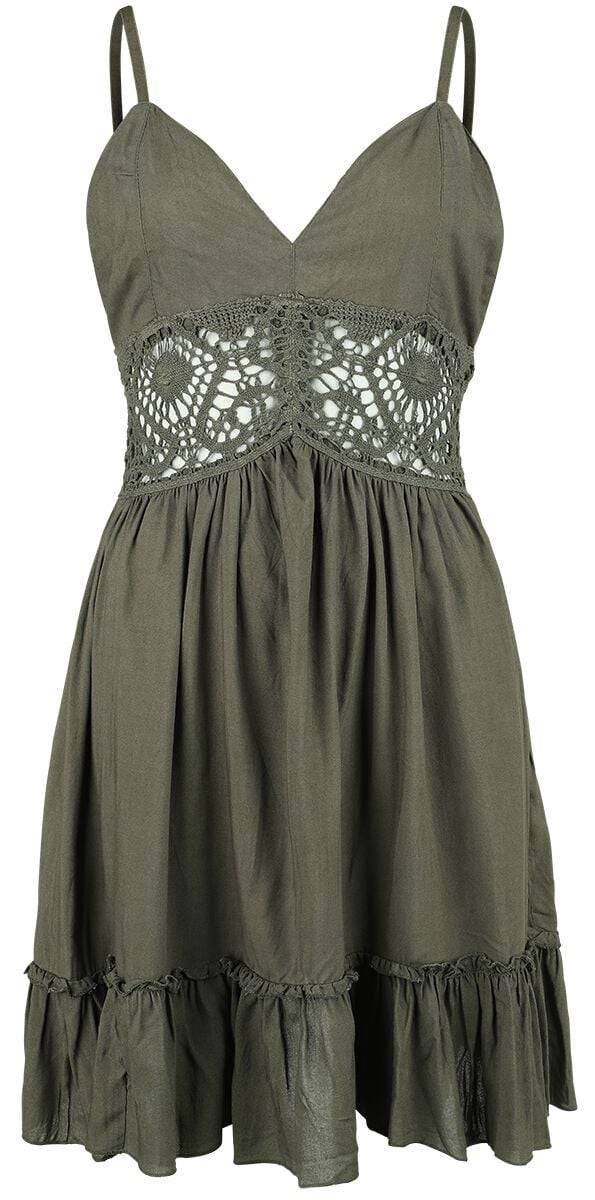 EMP Kurzes Kleid grün von Gothicana by EMP