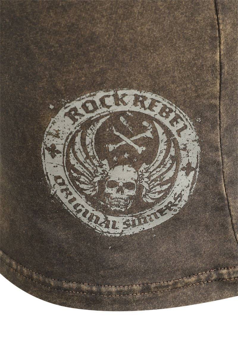 EMP Kurzes Kleid Oliv Von Rock Rebel By EMP