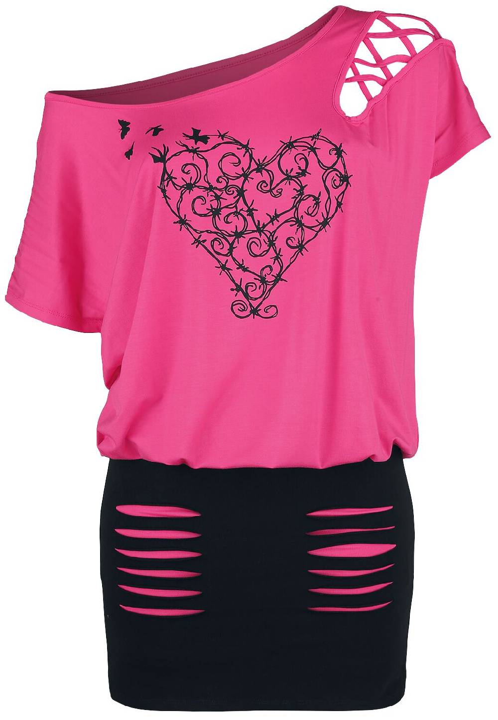 EMP Kurzes Kleid pink von Full Volume by EMP