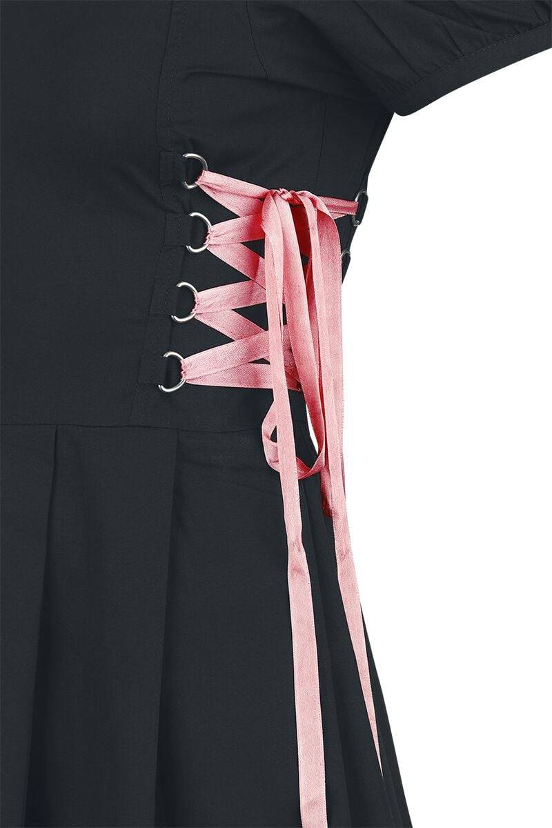 EMP Kurzes Kleid Rosa/schwarz Von Gothicana By EMP