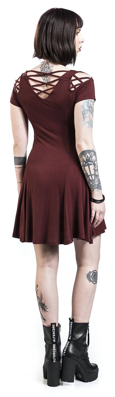 EMP Kurzes Kleid Rot Von Black Premium By EMP