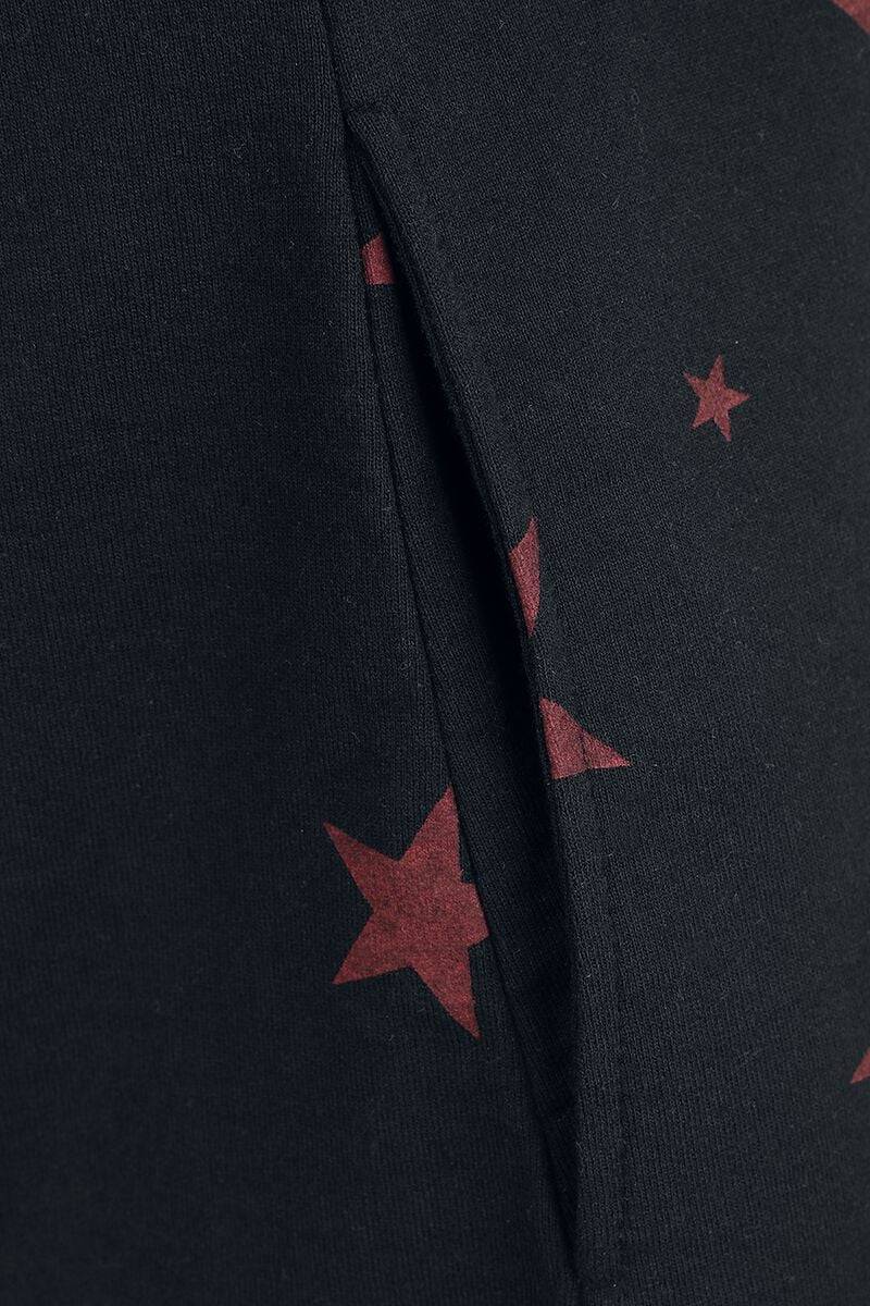 EMP Kurzes Kleid Schwarz/dunkelrot Von RED By EMP