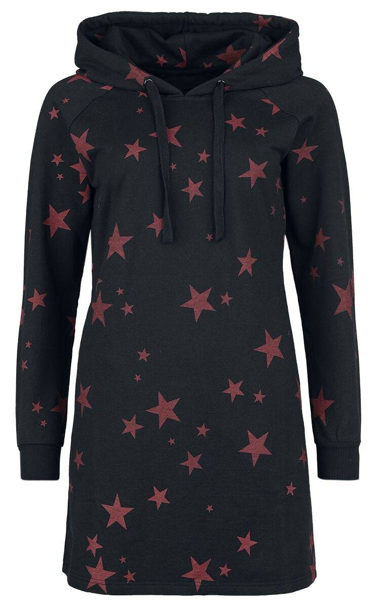 EMP Kurzes Kleid schwarz/dunkelrot von RED by EMP