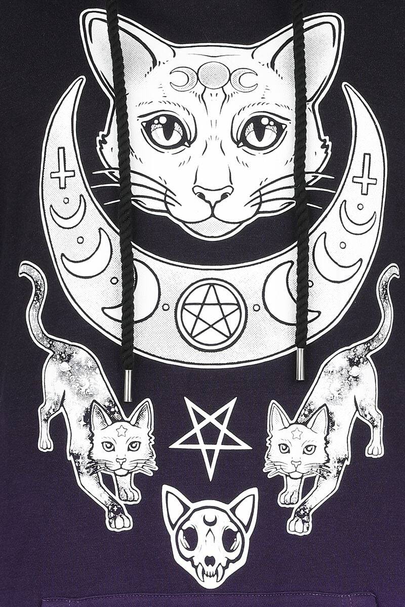 EMP Kurzes Kleid Schwarz/lila Von Gothicana By EMP