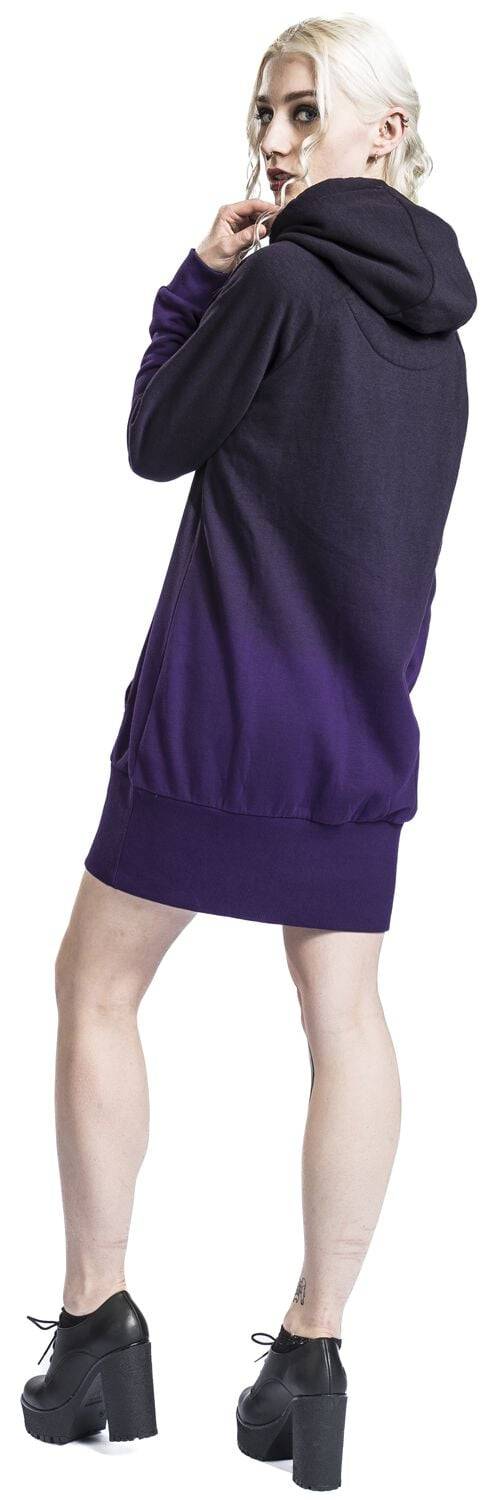 EMP Kurzes Kleid Schwarz/lila Von Gothicana By EMP