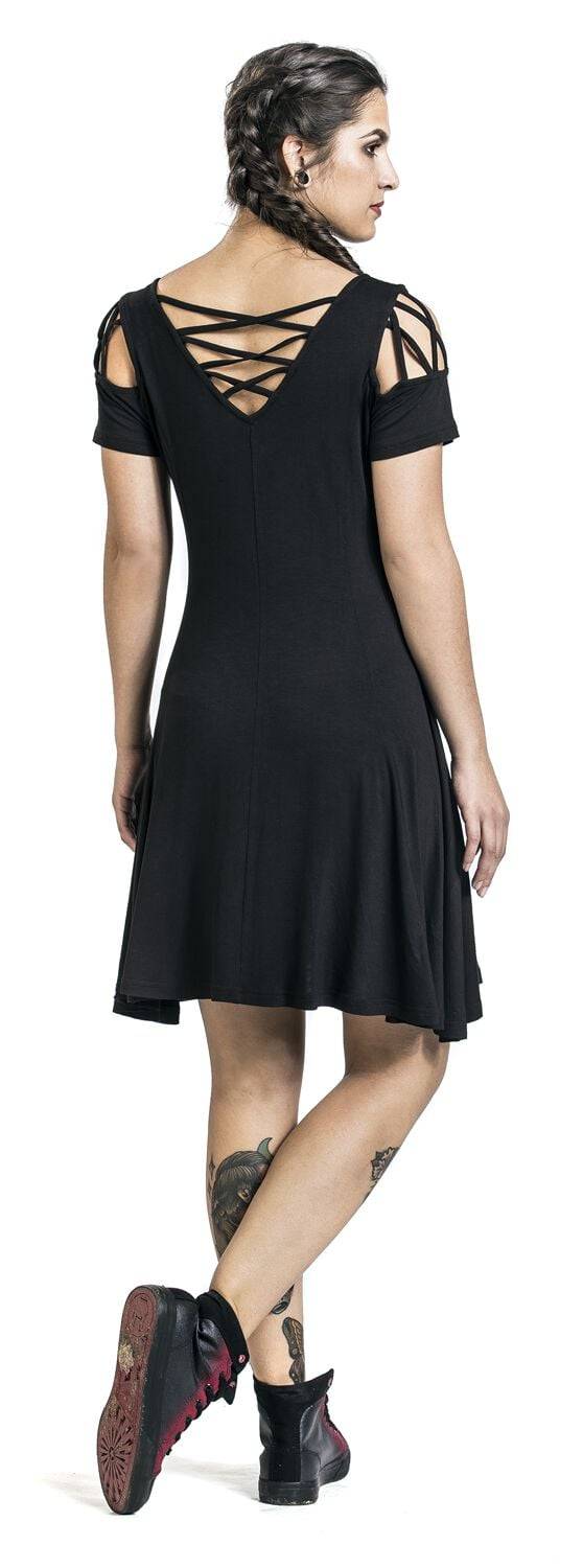 EMP Kurzes Kleid Schwarz Von Black Premium By EMP