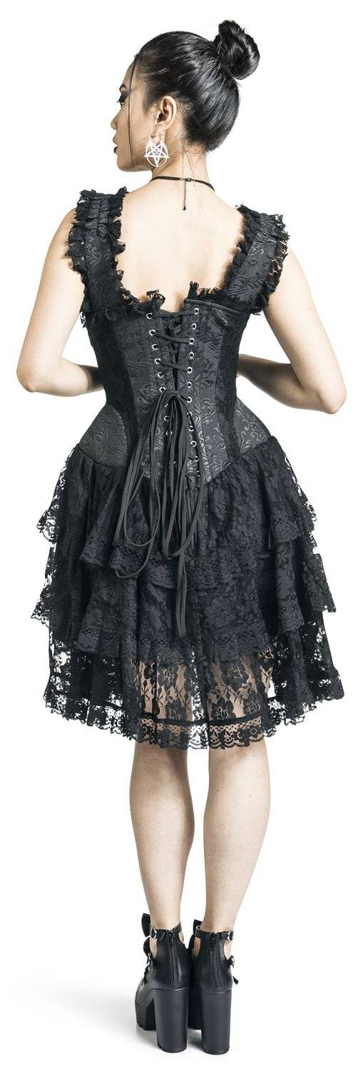 EMP Kurzes Kleid Schwarz Von Gothicana By EMP