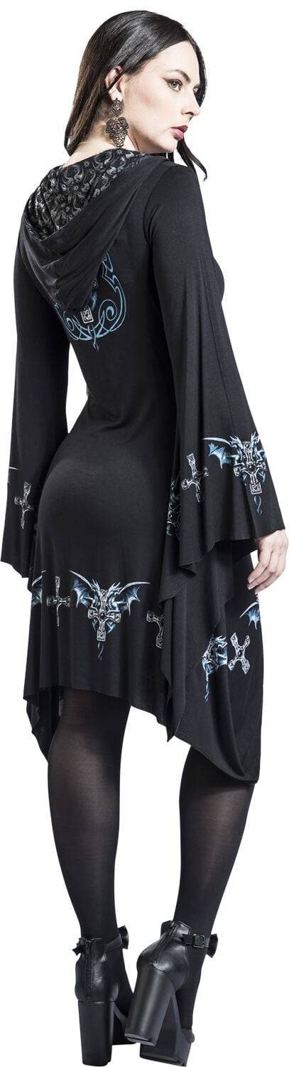 EMP Kurzes Kleid Schwarz Von Gothicana By EMP
