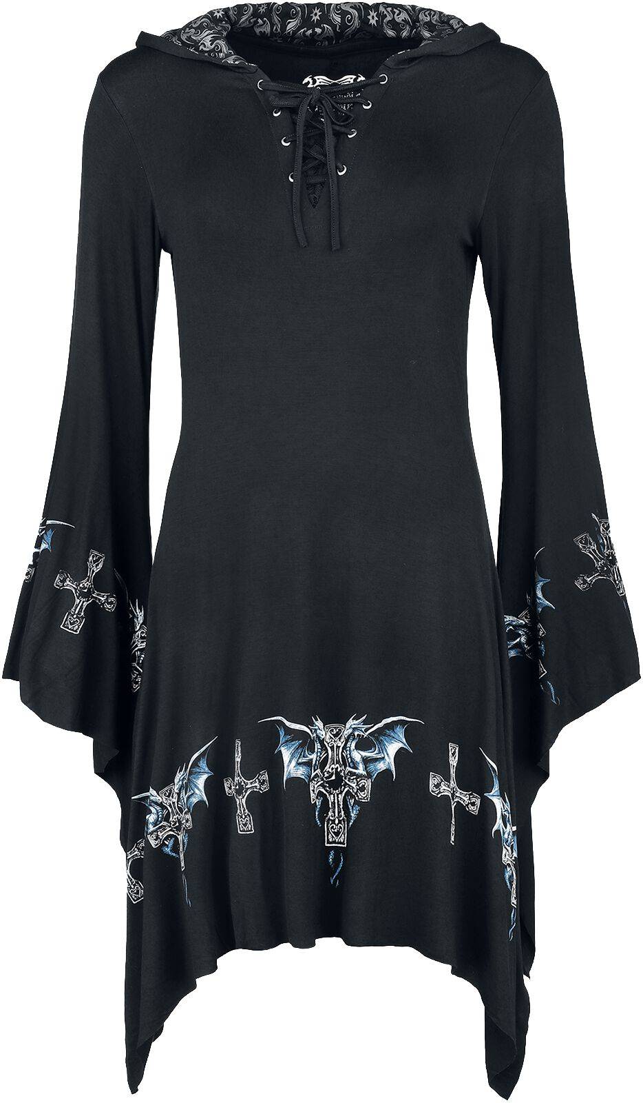 EMP Kurzes Kleid schwarz von Gothicana by EMP