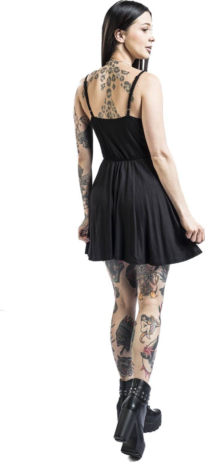 EMP Kurzes Kleid Schwarz Von Gothicana By EMP
