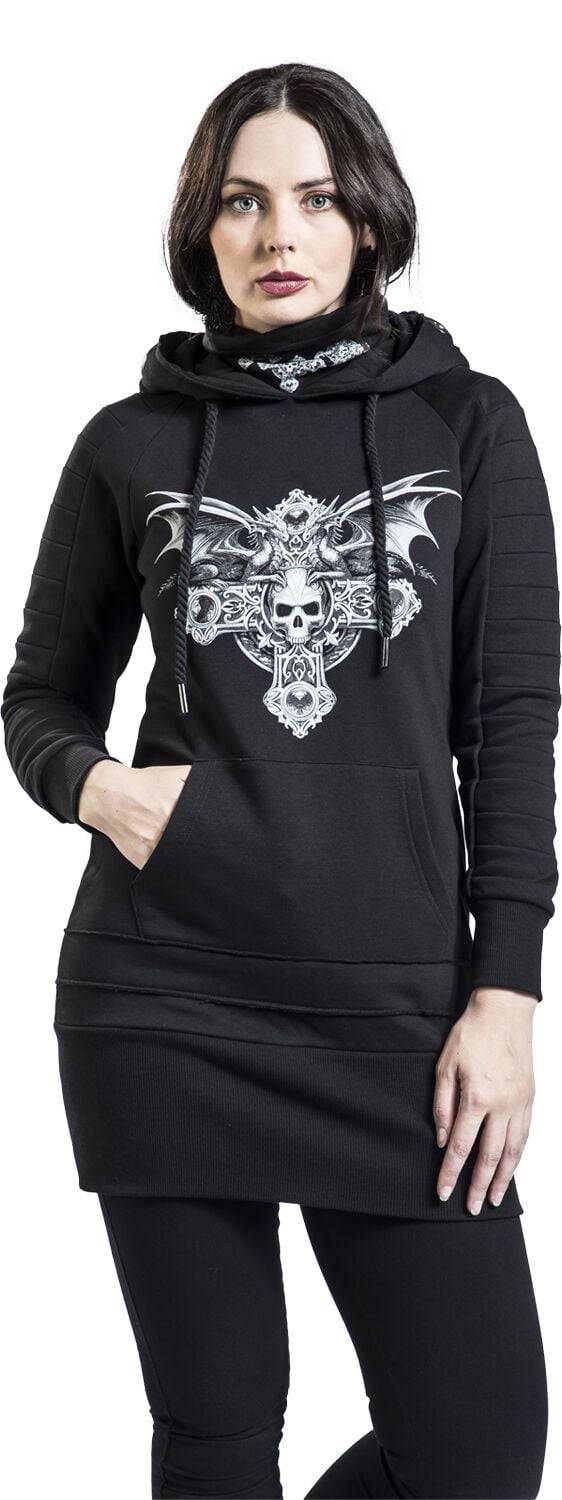 EMP Kurzes Kleid Schwarz Von Gothicana By EMP