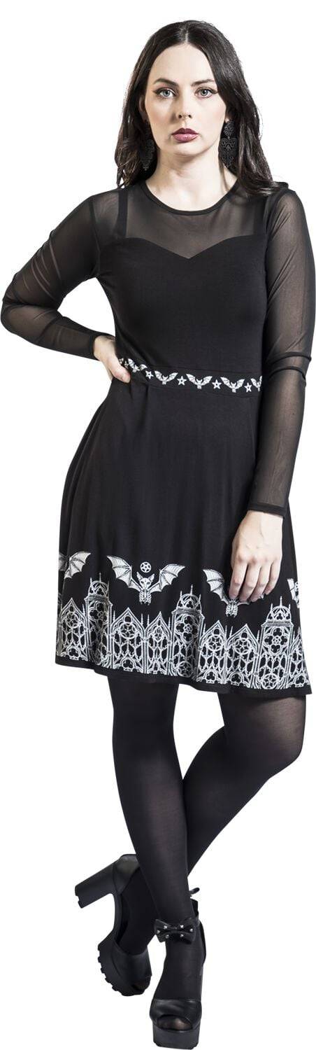 EMP Kurzes Kleid Schwarz Von Gothicana By EMP
