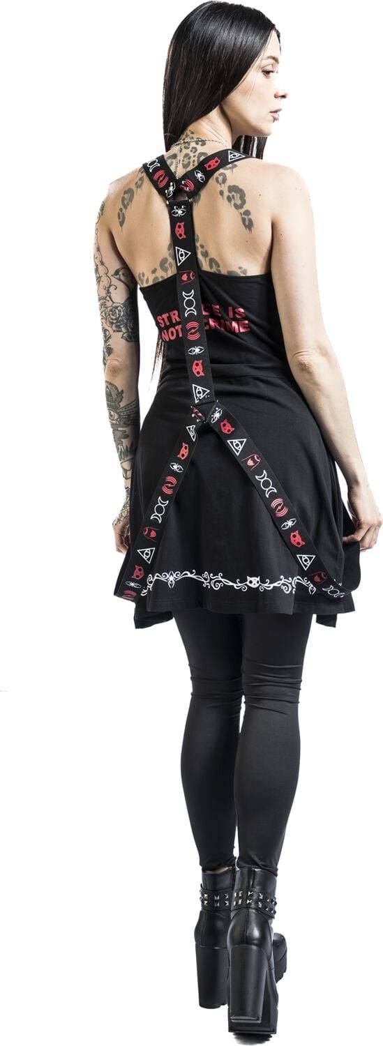 EMP Kurzes Kleid Schwarz Von Gothicana By EMP