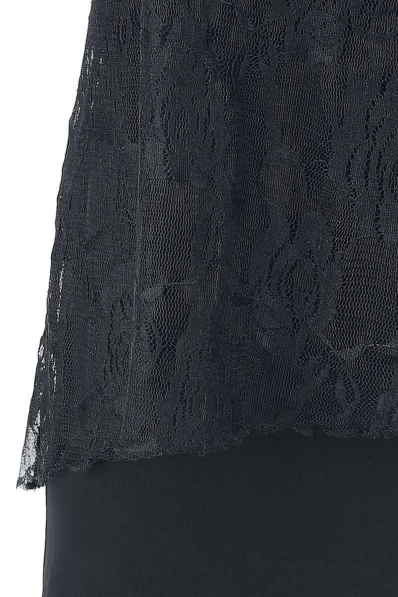 EMP "Laced 2 In 1 Top" Top Schwarz Von Forplay