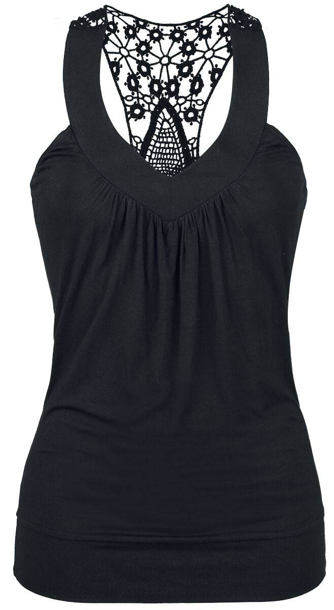 EMP "Laced Racerback" Top schwarz von RED by EMP