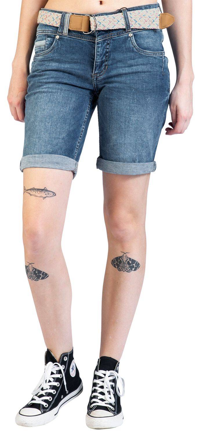 EMP "Ladies Bermuda" Short Blau Von Sublevel Denim