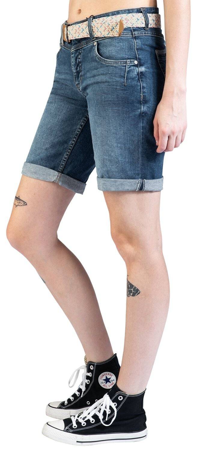 EMP "Ladies Bermuda" Short Blau Von Sublevel Denim