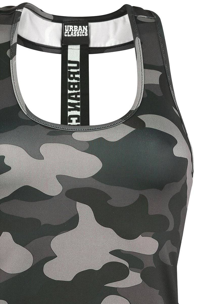 EMP "Ladies CamoTop" Top Darkcamo Von Urban Classics