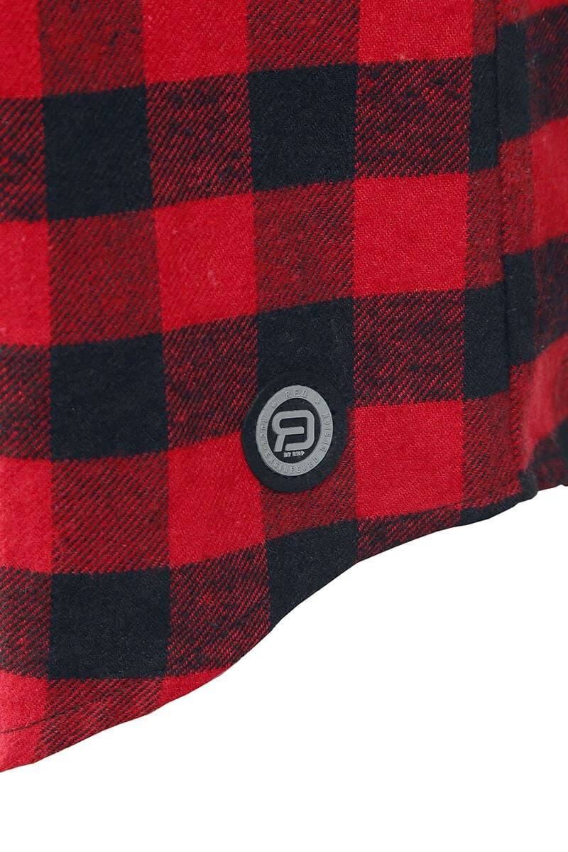 EMP Langarmhemd Rot/schwarz Von RED By EMP