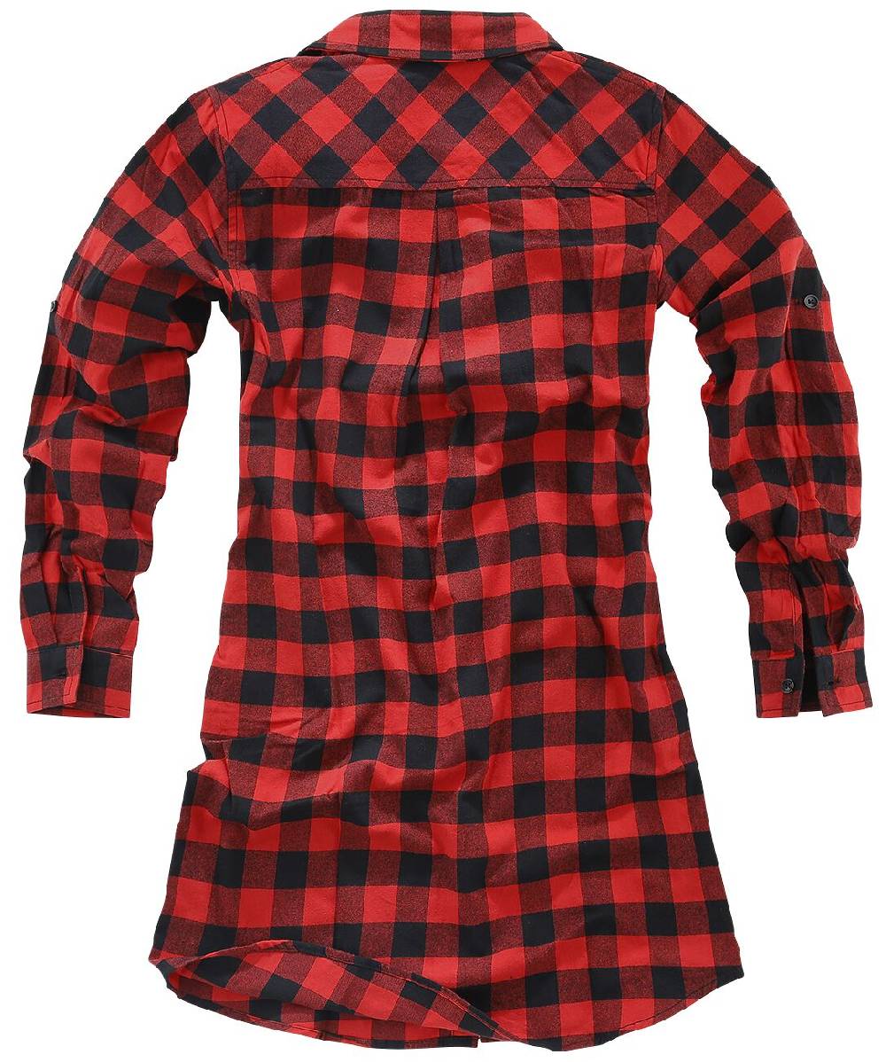 EMP Langarmhemd Rot/schwarz Von RED By EMP