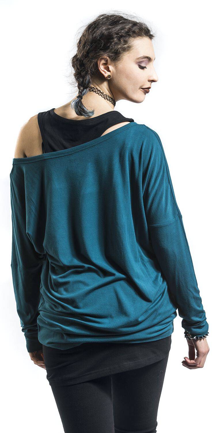 EMP Langarmshirt Blau Von RED By EMP