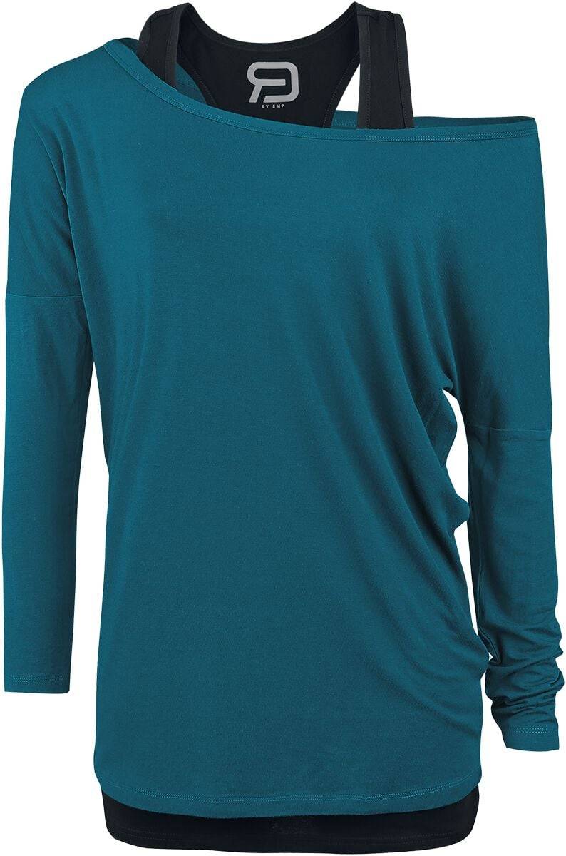 EMP Langarmshirt blau von RED by EMP