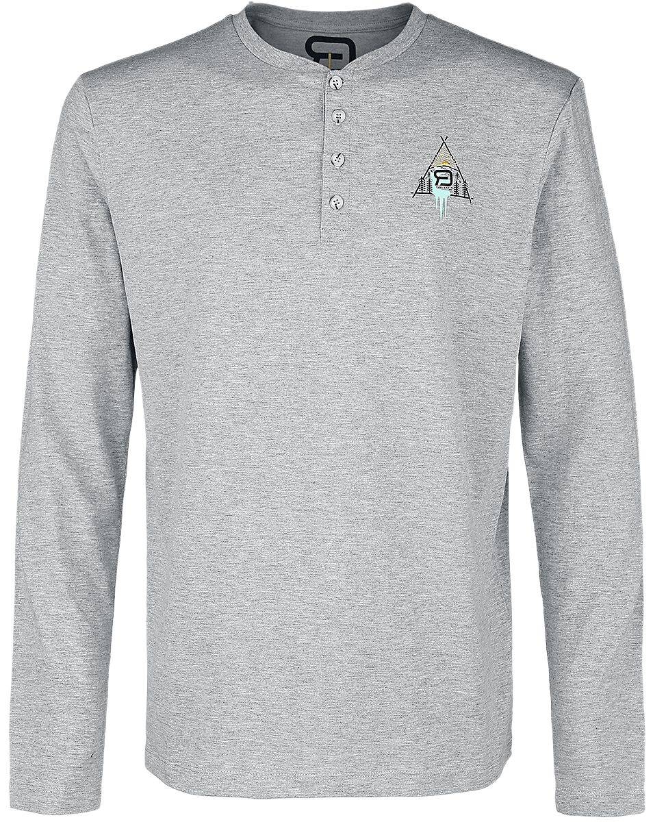 EMP Langarmshirt grau meliert von RED by EMP