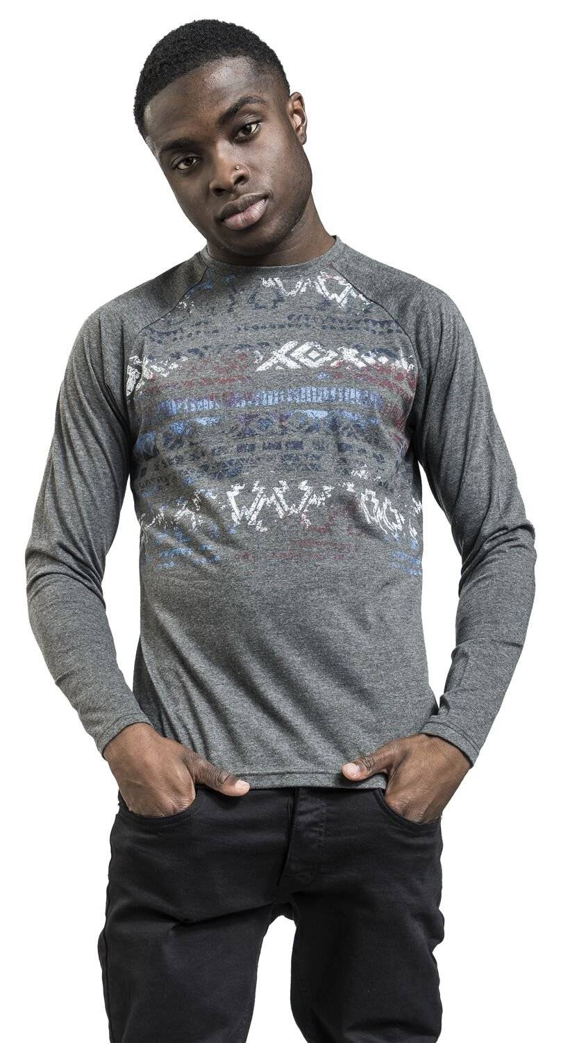 EMP Langarmshirt Grau Von RED By EMP