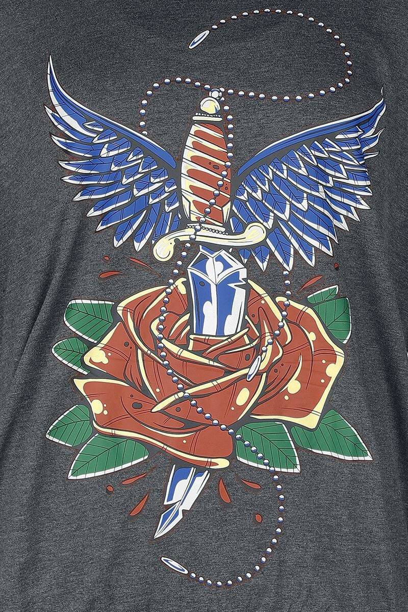EMP Langarmshirt Grau Von Rock Rebel By EMP