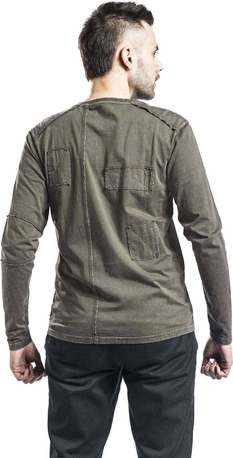 EMP Langarmshirt Grün Von Rock Rebel By EMP