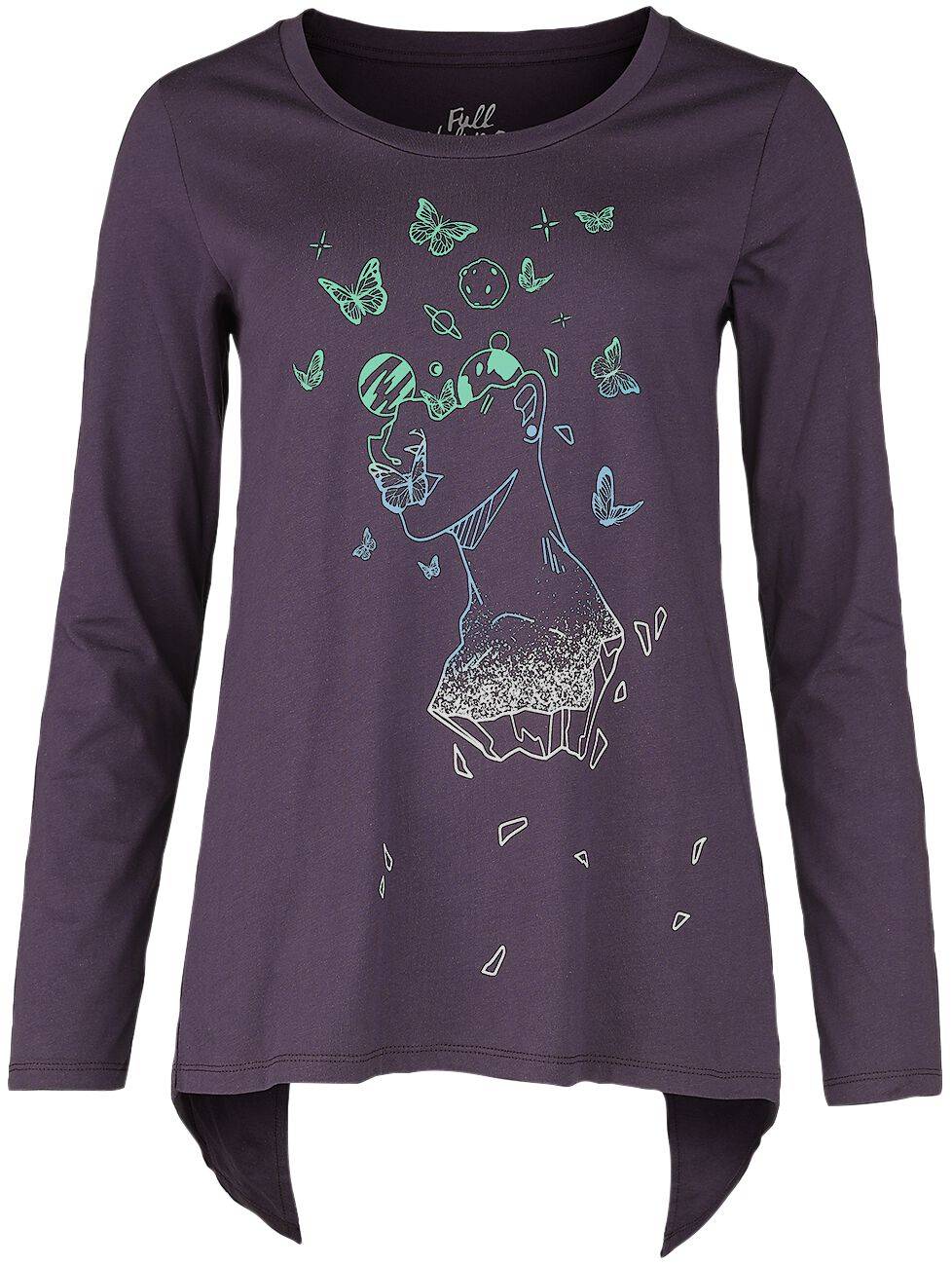 EMP Langarmshirt lila von Full Volume by EMP