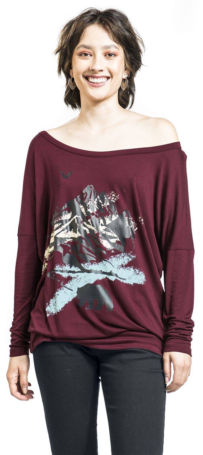EMP Langarmshirt Rot Von RED By EMP