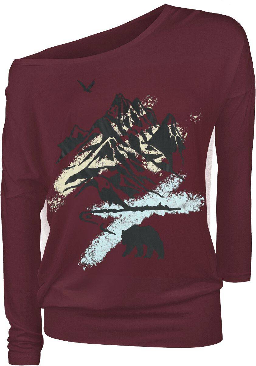 EMP Langarmshirt rot von RED by EMP