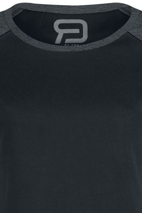 EMP Langarmshirt Schwarz/dunkelgrau Von RED By EMP