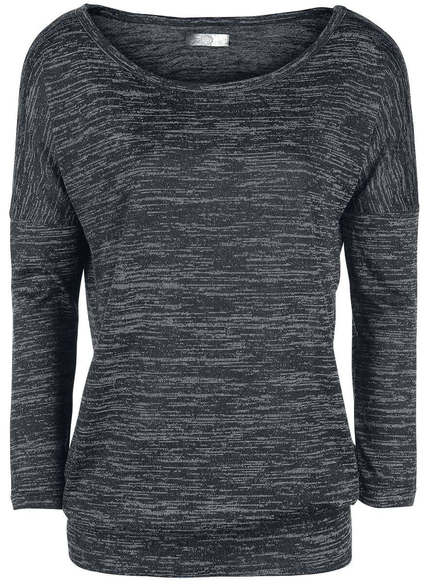EMP Langarmshirt Schwarz/grau Von RED By EMP