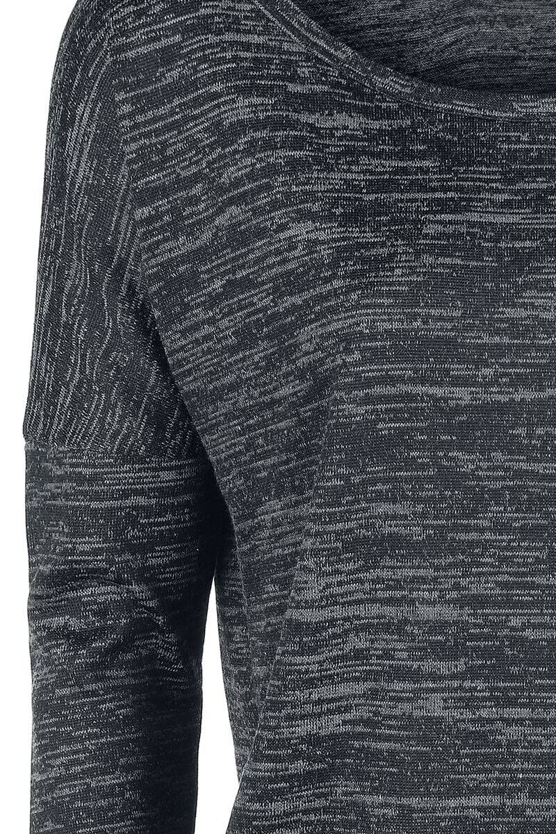 EMP Langarmshirt Schwarz/grau Von RED By EMP