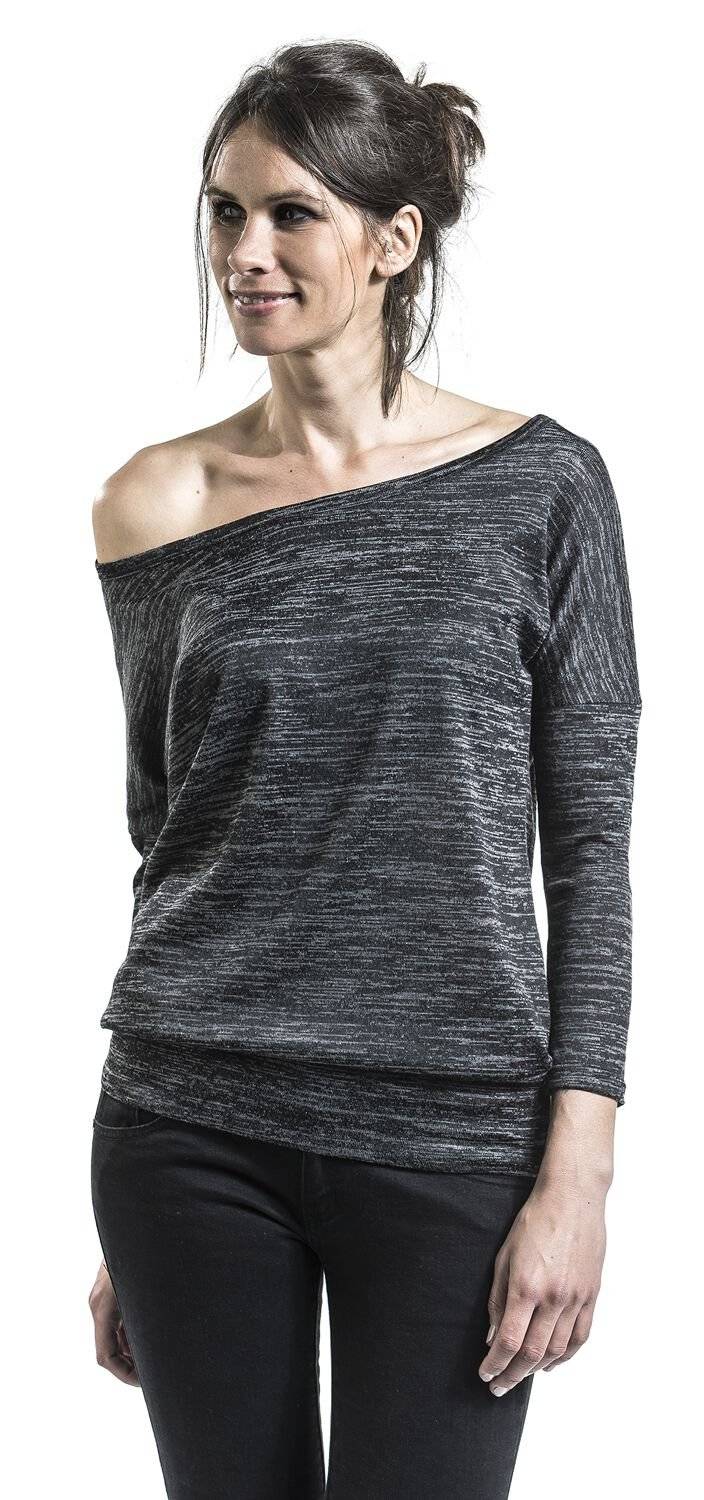 EMP Langarmshirt Schwarz/grau Von RED By EMP