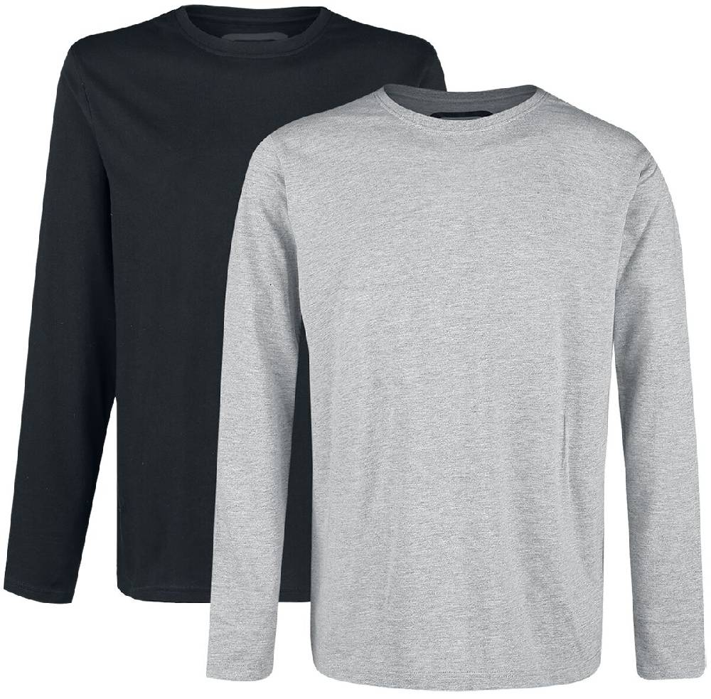 EMP Langarmshirt schwarz/grau von RED by EMP