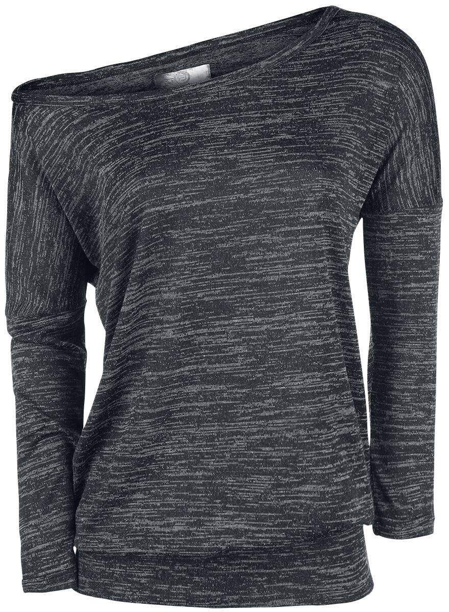EMP Langarmshirt schwarz/grau von RED by EMP
