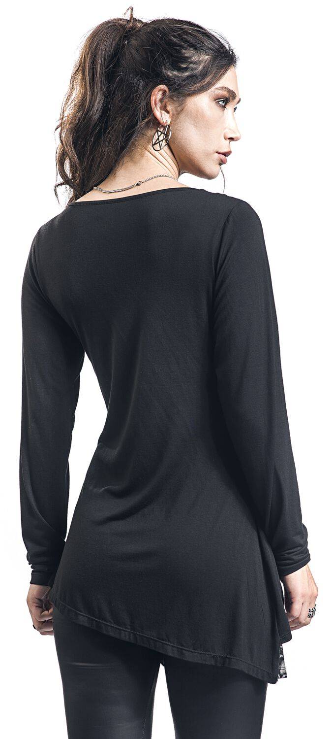 EMP Langarmshirt Schwarz Von Black Premium By EMP