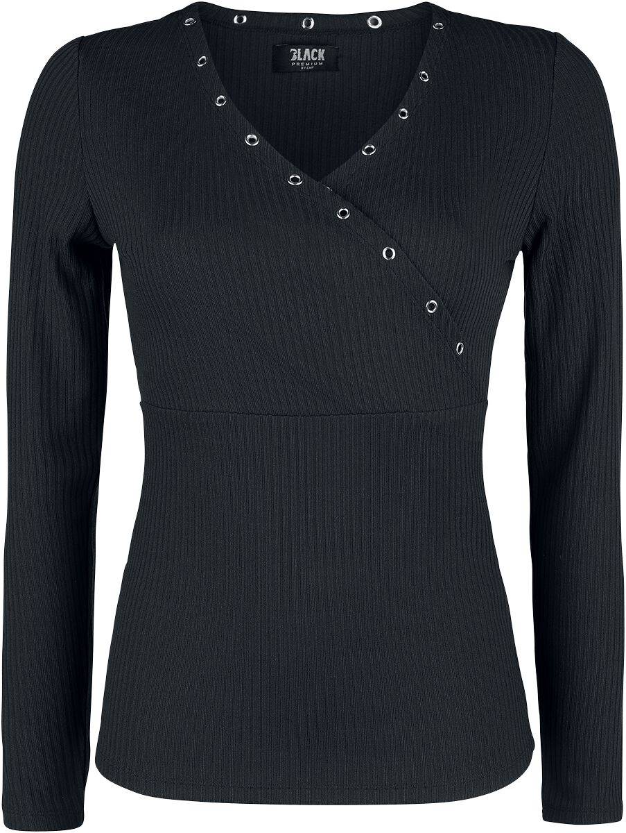 EMP Langarmshirt schwarz von Black Premium by EMP