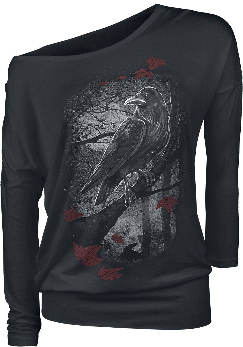 EMP Langarmshirt schwarz von Black Premium by EMP