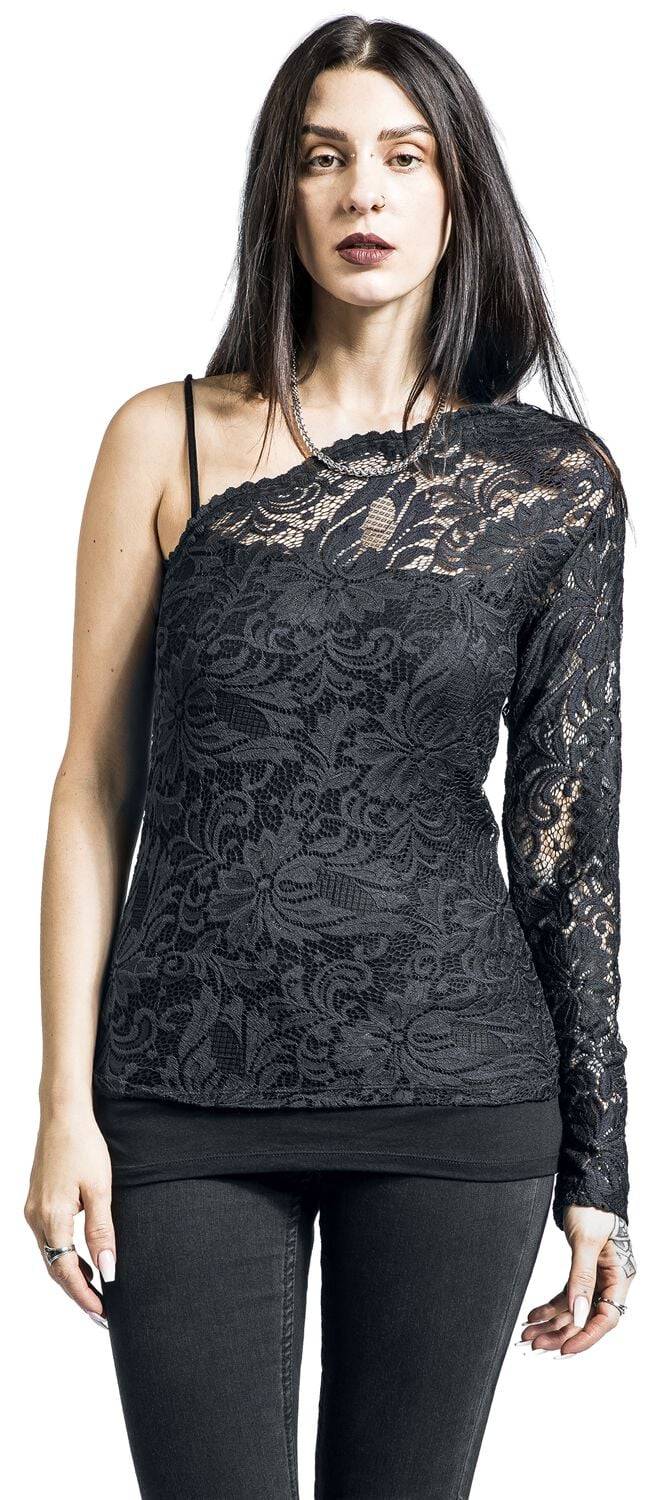 EMP Langarmshirt Schwarz Von Black Premium By EMP