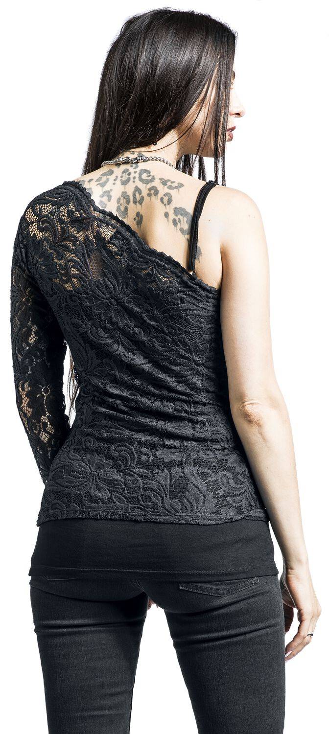EMP Langarmshirt Schwarz Von Black Premium By EMP