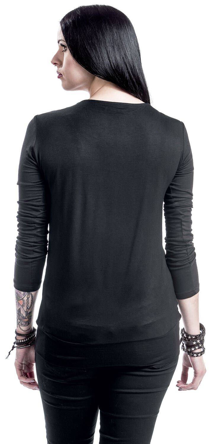 EMP Langarmshirt Schwarz Von Black Premium By EMP